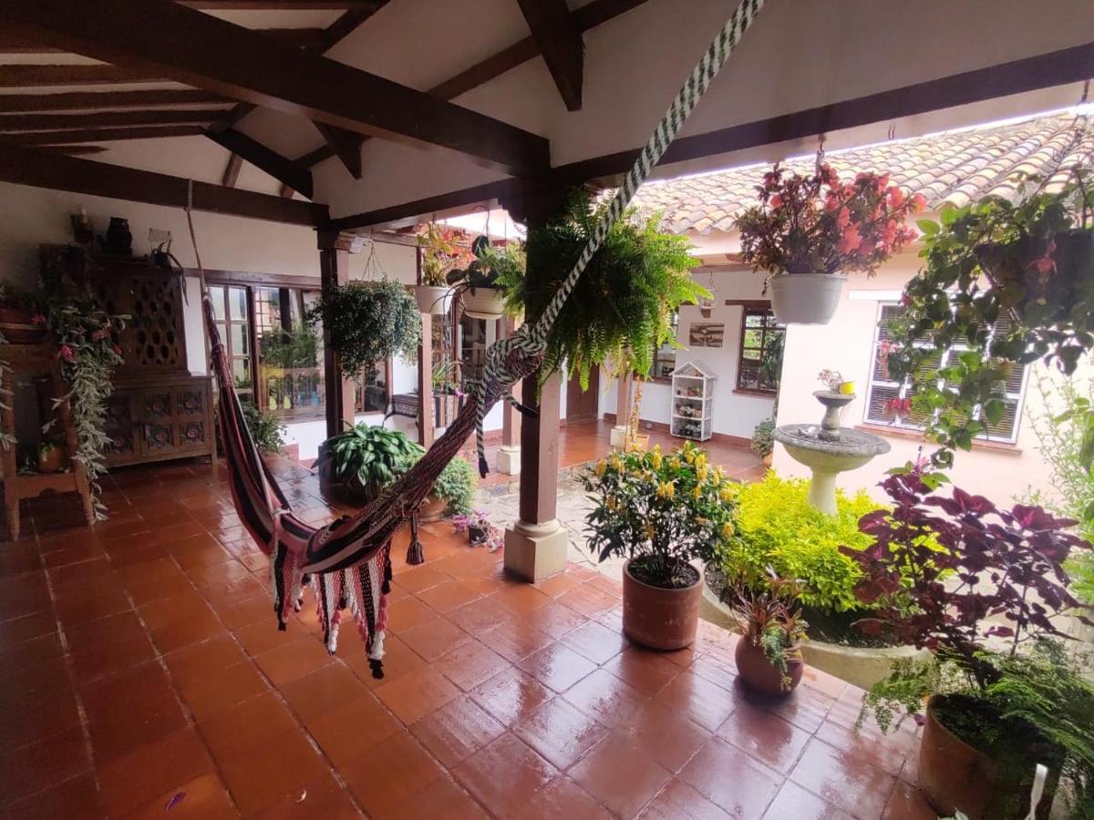 Bed and Breakfast Hacienda El Pinar Del Viento Villa de Leyva Exterior foto