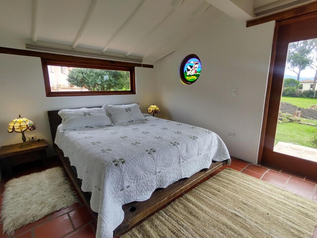 Bed and Breakfast Hacienda El Pinar Del Viento Villa de Leyva Exterior foto