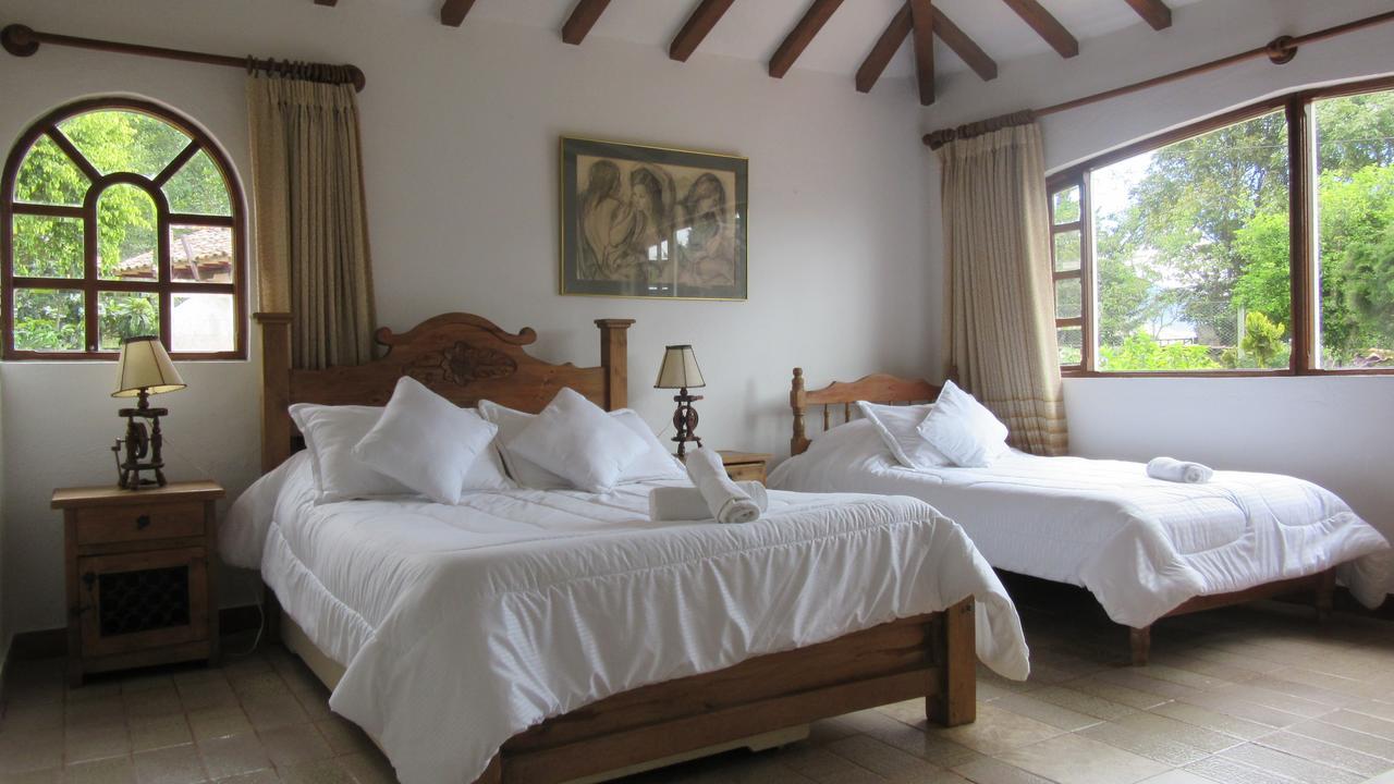 Bed and Breakfast Hacienda El Pinar Del Viento Villa de Leyva Exterior foto